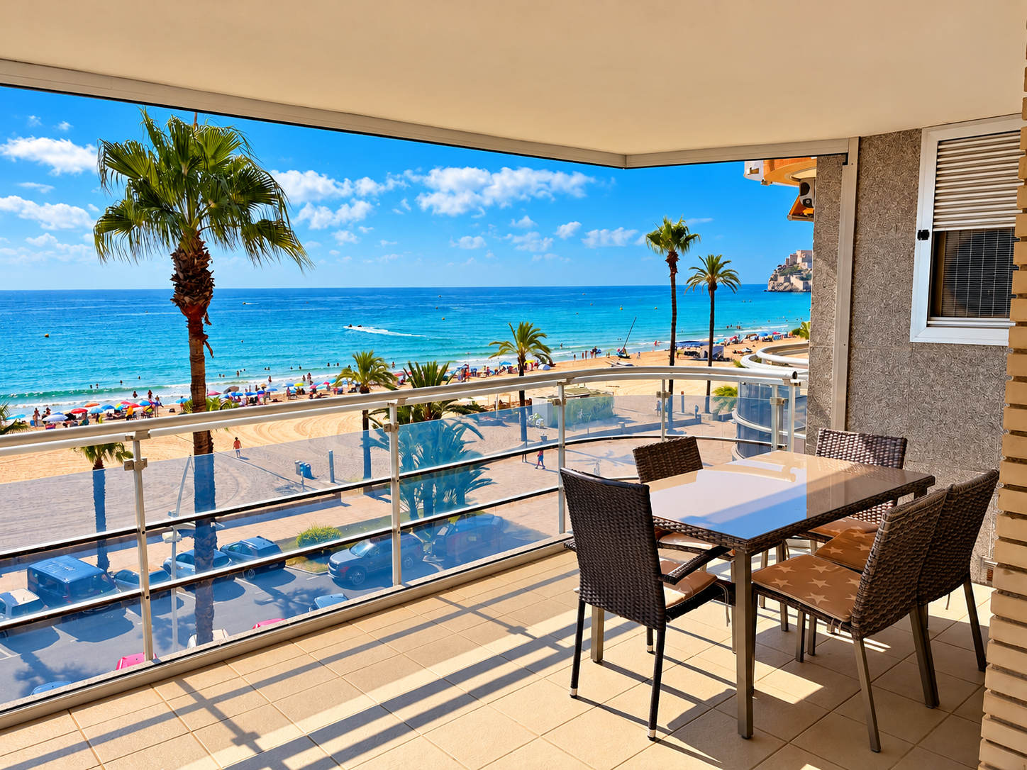 Vistas al mar desde el apartamento